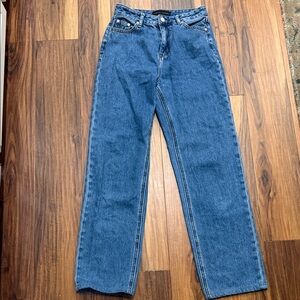 English Factory Blue Straight Leg Jeans